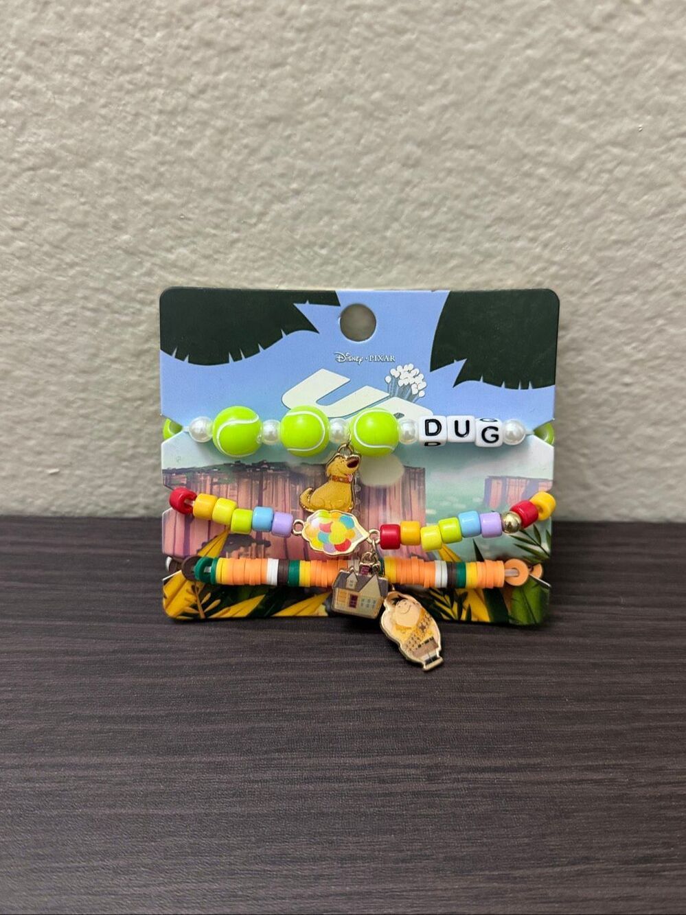 Disney Pixar Up Bead Bracelet Set